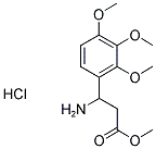 3-AMINO-3-(2,3,4-TRIMETHOXY-PHENYL)-PROPIONIC ACID METHYL ESTER HYDROCHLORIDE 结构式