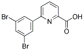 6-(3,5-DIBROMOPHENYL)PYRIDINE-2-CARBOXYLIC ACID 结构式