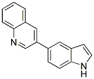 3-(1H-INDOL-5-YL)QUINOLINE 结构式