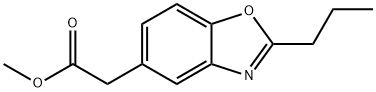 METHYL 2-(2-PROPYL-1,3-BENZOXAZOL-5-YL)ACETATE 结构式