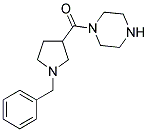 (1-Benzyl-pyrrolidin-3-yl)-piperazin-1-yl-methanone 结构式