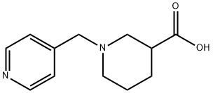 1-(PYRIDIN-4-YLMETHYL)PIPERIDINE-3-CARBOXYLIC ACID DIHYDROCHLORIDE 结构式