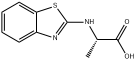 2-[(1,3-苯并噻唑-2-基)氨基]丙酸 结构式