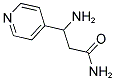 3-Amino-3-pyridin-4-yl-propionic acid amide 结构式