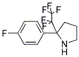 2-(4-FLUOROPHENYL)-2-(1,1,2,2,2-PENTAFLUOROETHYL)PYRROLIDINE 结构式