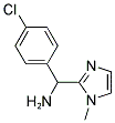 (4-CHLOROPHENYL)(1-METHYL-1H-IMIDAZOL-2-YL)METHYLAMINE 结构式