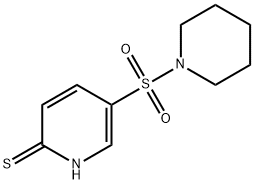 5-(哌啶-1-磺酰基)吡啶-2-硫醇 结构式