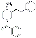 CIS-1-BENZOYL-3-(2-PHENYLETHYL)PIPERIDIN-4-AMINE 结构式