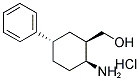 2-顺式-羟甲基-4-反式-苯基-1-环己胺,盐酸盐 结构式