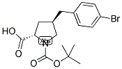 BOC-(R)-GAMMA-(4-BROMO-BENZYL)-L-PROLINE 结构式