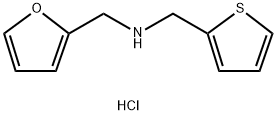 1-(呋喃-2-基)-N-(噻吩-2-基甲基)甲胺盐酸盐 结构式