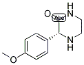 (R)-3-(4-METHOXY-PHENYL)-PIPERAZIN-2-ONE 结构式