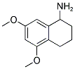 5,7-DIMETHOXY-1,2,3,4-TETRAHYDRO-NAPHTHALEN-1-YLAMINE 结构式