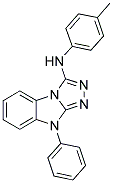 (9-PHENYL-9H-BENZO[4,5]IMIDAZO[2,1-C][1,2,4]TRIAZOL-3-YL)-P-TOLYL-AMINE 结构式