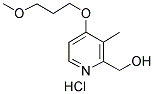 2-Hydroxymethyl-3-methyl-4-(3-methoxypropoxy) pyridine hydrochloride 结构式