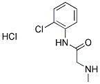 N-(2-氯苯基)-2-(甲氨基)乙酰胺盐酸盐 结构式