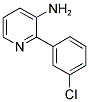 2-(3-CHLORO-PHENYL)-PYRIDIN-3-YLAMINE 结构式