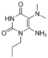 6-AMINO-5-(DIMETHYLAMINO)-1-PROPYLPYRIMIDINE-2,4(1H,3H)-DIONE 结构式