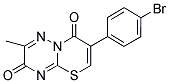 7-(4-Bromophenyl)-2-methyl-3H,8H-[1,3]thiazino[3,2-b][1,2,4]triazine-3,8-dione 结构式