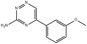 5-(3-METHOXY-PHENYL)-[1,2,4]TRIAZIN-3-YLAMINE 结构式
