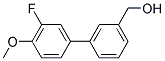 (3'-FLUORO-4'-METHOXYLBIPHENYL-3-YL)-METHANOL 结构式