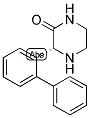 (R)-3-BIPHENYL-2-YL-PIPERAZIN-2-ONE 结构式