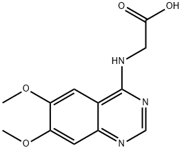(6,7-DIMETHOXY-QUINAZOLIN-4-YLAMINO)-ACETIC ACID 结构式