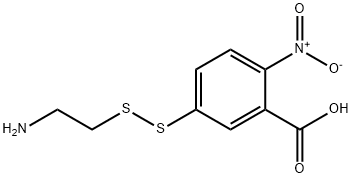 5-(2-AMINOETHYL)DITHIO-2-NITROBENZOIC ACID 结构式