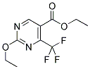 ETHYL-2-ETHOXY-4-TRIFLUOROMETHYL PYRIMIDINE-5-CARBOXYLATE 结构式