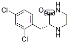 (R)-3-(2,4-DICHLORO-BENZYL)-PIPERAZIN-2-ONE 结构式