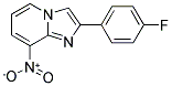 2-(4-FLUORO-PHENYL)-8-NITRO-IMIDAZO[1,2-A]PYRIDINE 结构式