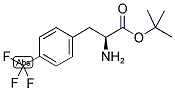 (S)-4-(TRIFLUOROMETHYL)PHENYLALANINE T-BUTYL ESTER 结构式