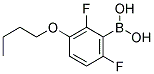 3-BUTOXY-2,6-DIFLUOROPHENYLBORONIC ACID 结构式