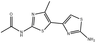 N-(2-亚氨基-4'-甲基-2,3-二氢-[4,5'-联噻唑]-2'-基)乙酰胺 结构式
