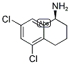 (S)-5,7-Dichloro-1,2,3,4-tetrahydro-naphthalen-1-ylamine 结构式