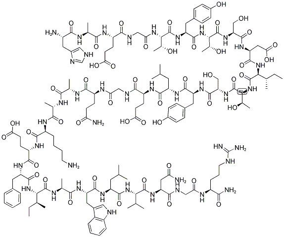 GLP-1 (7-36) AMIDE (CHICKEN, COMMON TURKEY) 结构式