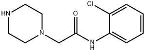 N-(2-氯苯基)-2-哌嗪-1-基-乙酰胺 结构式