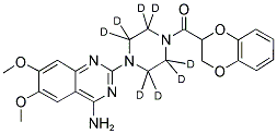 多沙唑嗪-D8 结构式