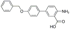 4-Amino-4'-(benzyloxy)[1,1'-biphenyl]-3-carboxylic acid 结构式