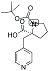 BOC-(S)-ALPHA-(4-PYRIDINYLMETHYL)-PROLINE 结构式