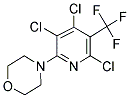 4-[3,4,6-TRICHLORO-5-(TRIFLUOROMETHYL)PYRIDIN-2-YL]MORPHOLINE 结构式