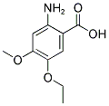 2-AMINO-5-ETHOXY-4-METHOXYBENZOIC ACID 结构式