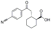 TRANS-2-[2-(4-CYANOPHENYL)-2-OXOETHYL]CYCLOHEXANE-1-CARBOXYLIC ACID 结构式