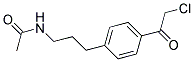 N-{3-[4-(2-CHLOROACETYL)PHENYL]PROPYL}ACETAMIDE 结构式