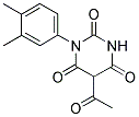 5-Acetyl-1-(3,4-dimethylphenyl)pyrimidine-2,4,6(1H,3H,5H)-trione 结构式