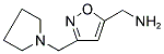 [3-(1-PYRROLIDINYLMETHYL)-5-ISOXAZOLYL]METHANAMINE 结构式