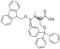 FMOC-D-MESER(TRT)-OH 结构式