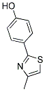 4-(4-METHYL-1,3-THIAZOL-2-YL)PHENOL 结构式