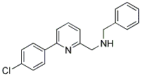 N-BENZYL(6-(4-CHLOROPHENYL)PYRIDIN-2-YL)METHANAMINE 结构式