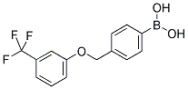 4-(3'-(TRIFLUOROMETHYL)PHENOXYMETHYL)PHENYLBORONIC ACID 结构式